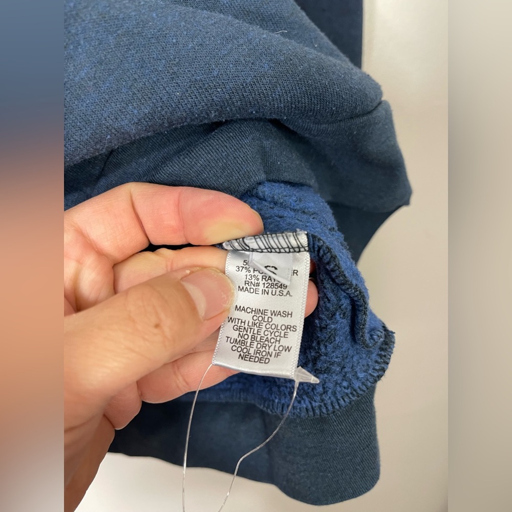 Aviator Nation Smiley Face Split Neck Hoodie Swea… - image 6